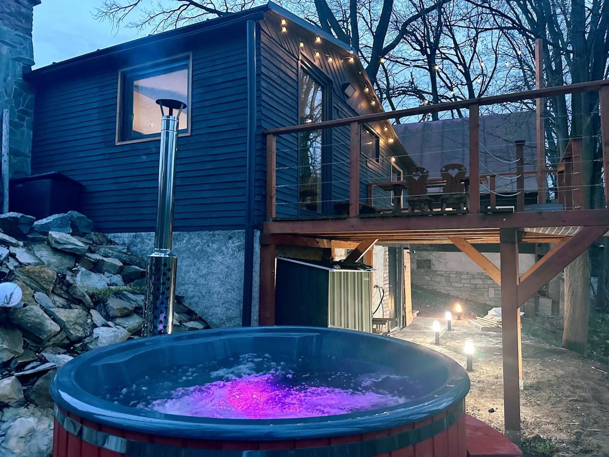 Wellness Chata Hideaway Se Saunou A Virivkou Třebechovice pod Orebem Exterior foto